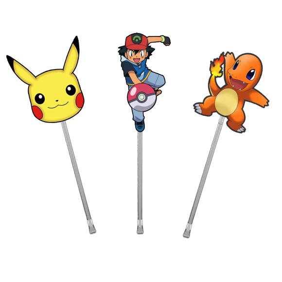 Topper para Docinho Tema Pokémon