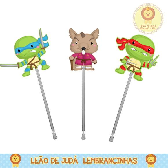 Topper Para Docinho Tema Tartaruga Ninja