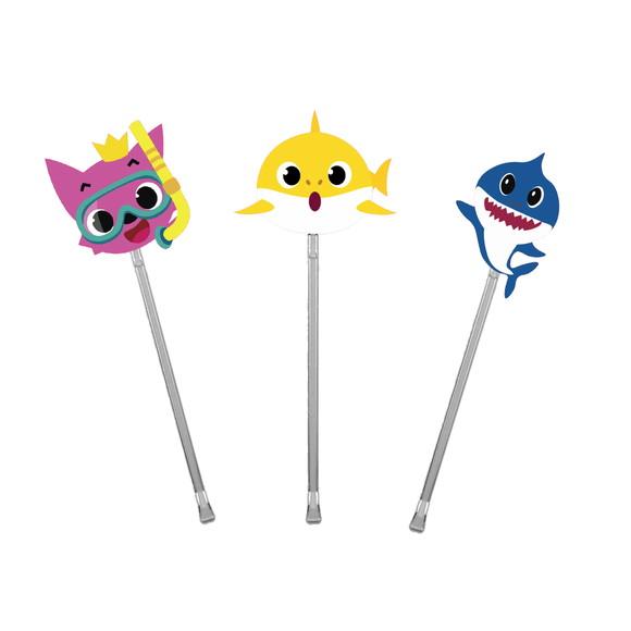Topper para Docinhos Tema Baby Shark 50 Unidades
