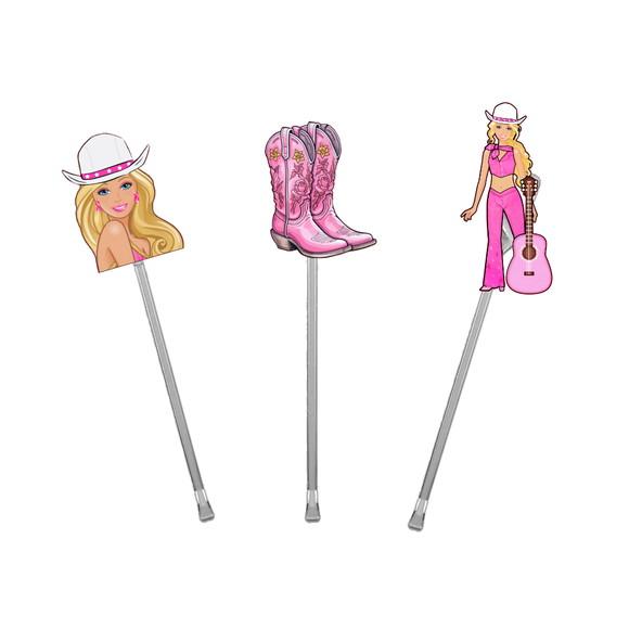 Topper para Docinhos Tema Barbie Cowboy