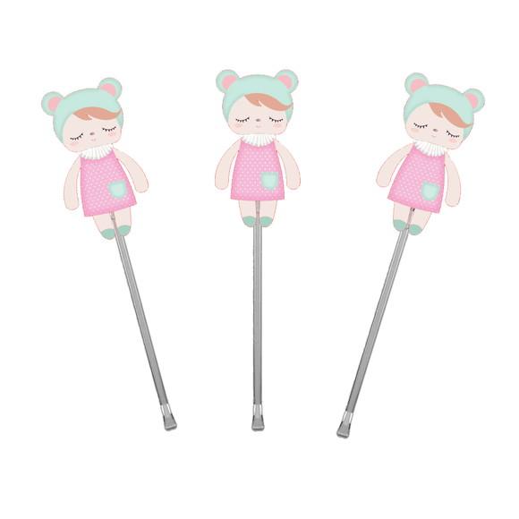 Topper para Docinhos Tema Metoo Doll 50 Unidades