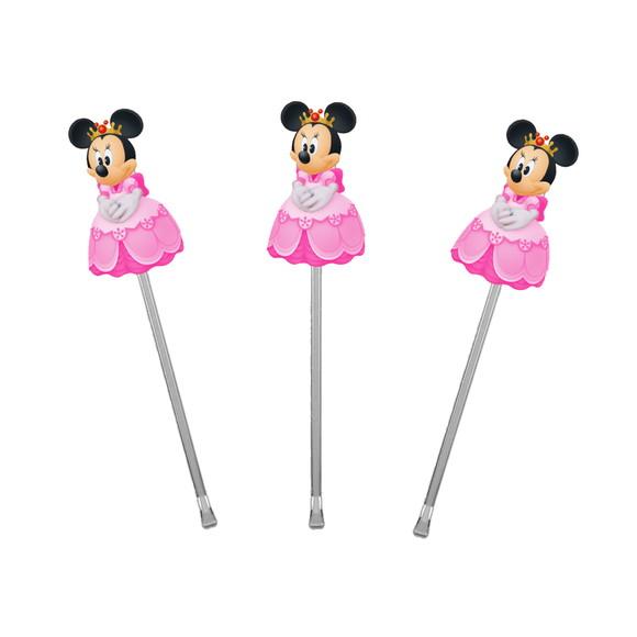 Topper para Docinhos Tema Minnie Realeza 50 Unidades