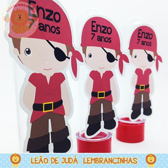 Tubete 13cm tema Pirata