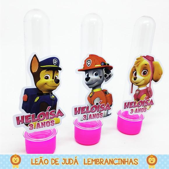 Tubete 13cm tema Patrulha Canina