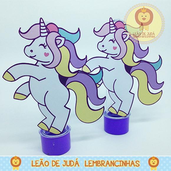 Tubete 13cm tema Unicórnio