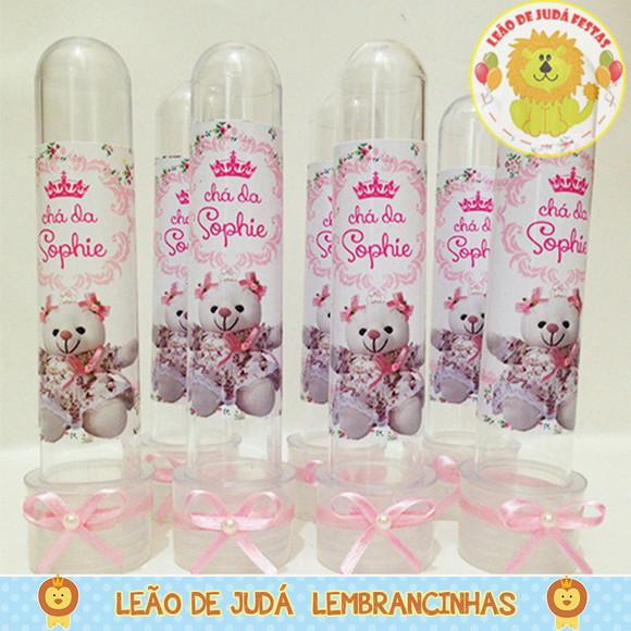 Tubete Adesivado 13cm Tema Chá De Bebe