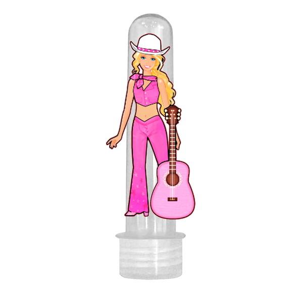 Tubete Lembrancinha Personalizada Tema Barbie Cowboy