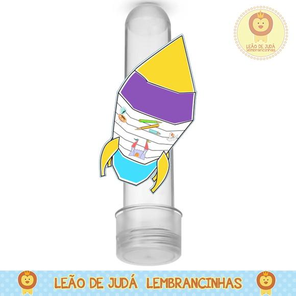 Tubete personalizado tema aquarela toquinho