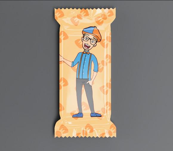Bala Lembrancinha Personalizada para Festa Blippi