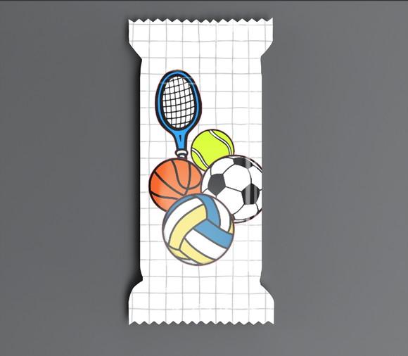 Bala Lembrancinha Personalizada para Festa Esporte