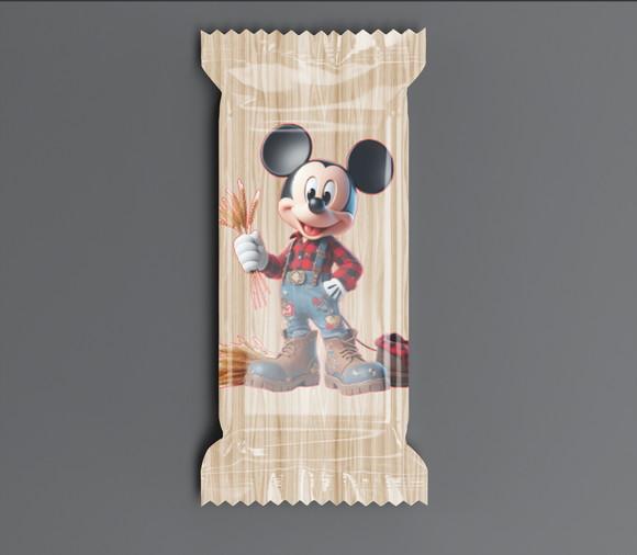 Bala Lembrancinha Personalizada para Festa Mickey Fazendeiro