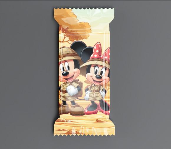 Bala Lembrancinha Personalizada para Festa Mickey Safari