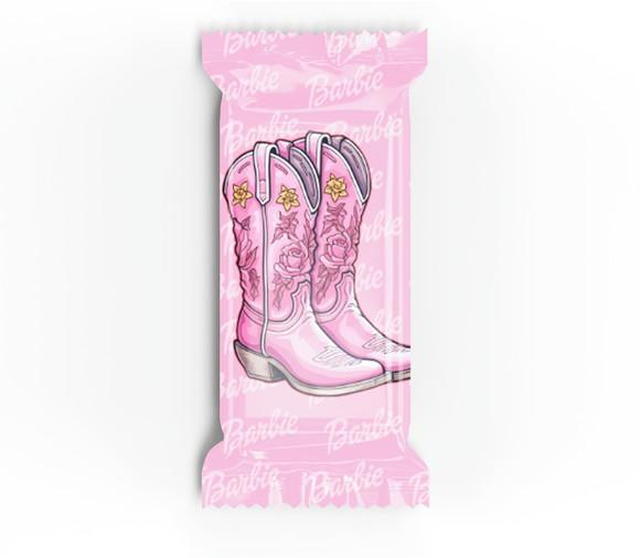 Bala Lembrancinha Personalizada para Festa Tema Barbie Cowbo