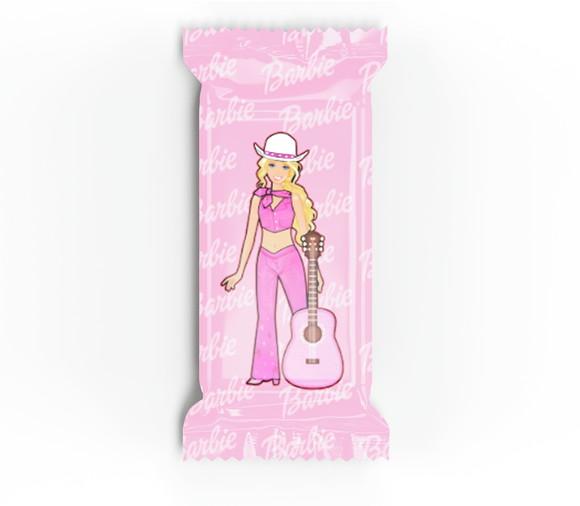 Bala Lembrancinha Personalizada para Festa Tema Barbie Cowbo