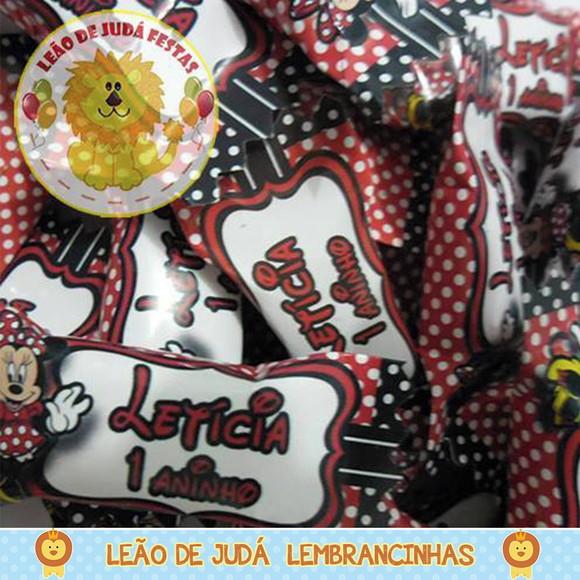 Bala Personalizada Minnie Vermelha