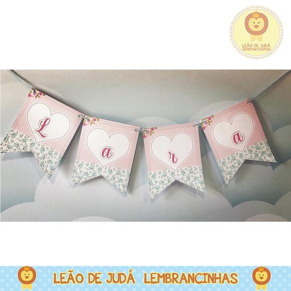 Bandeirola Personalizada Borboleta