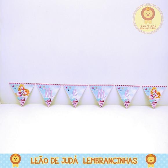 Bandeirola Personalizada bela adormecidacaixinha bela adorme