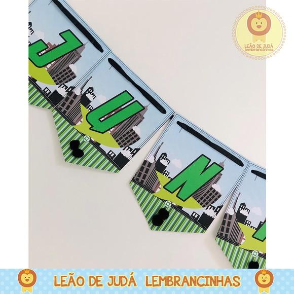 Bandeirola Personalizada lanterna verde