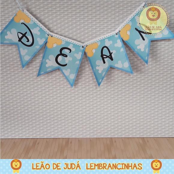 Bandeirola Personalizada mickey