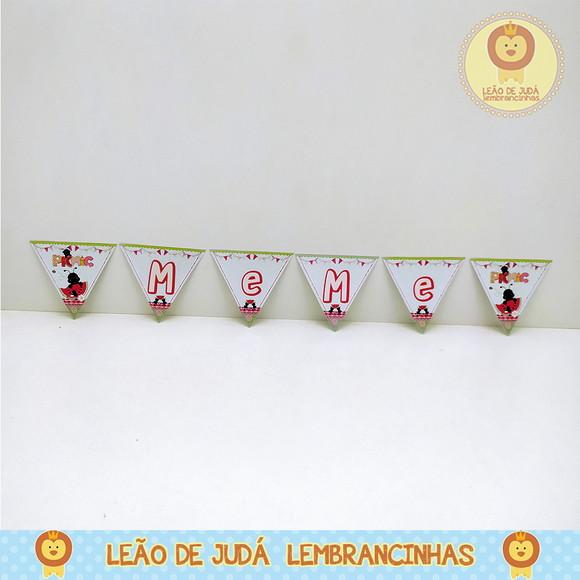 Bandeirola Personalizada picnic