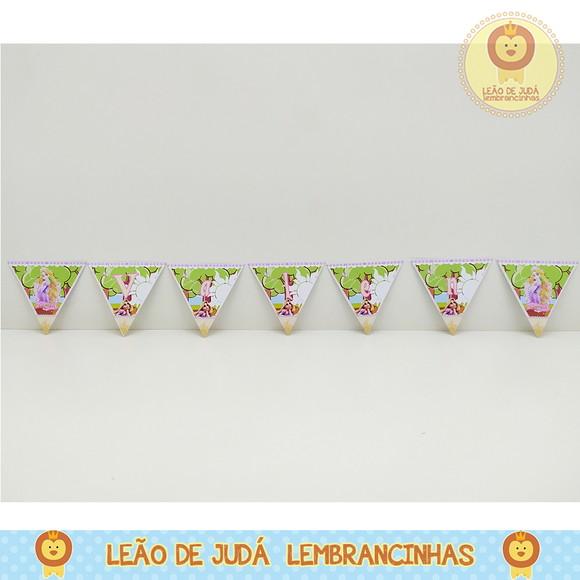 Bandeirola Personalizada rapunzel