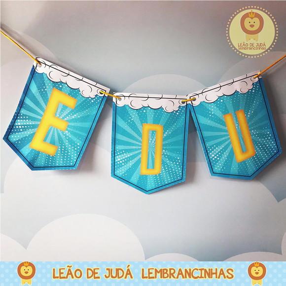 Bandeirola Personalizada superman