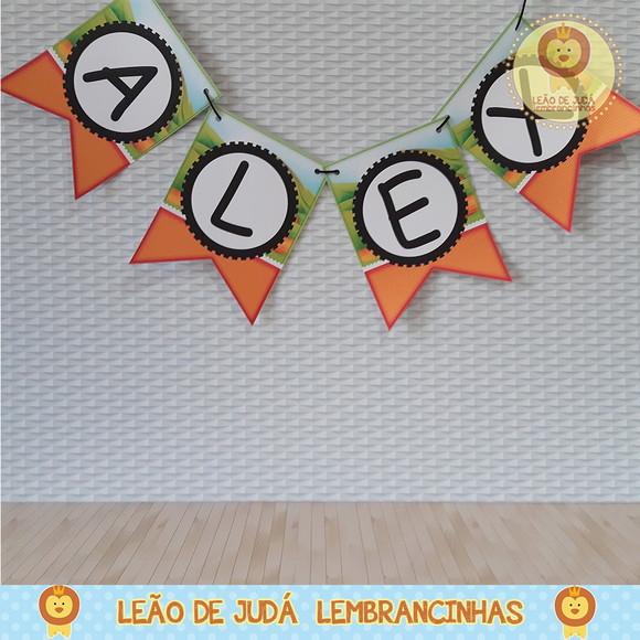 Bandeirola Personalizada Tema Blaze and the Monster Machines