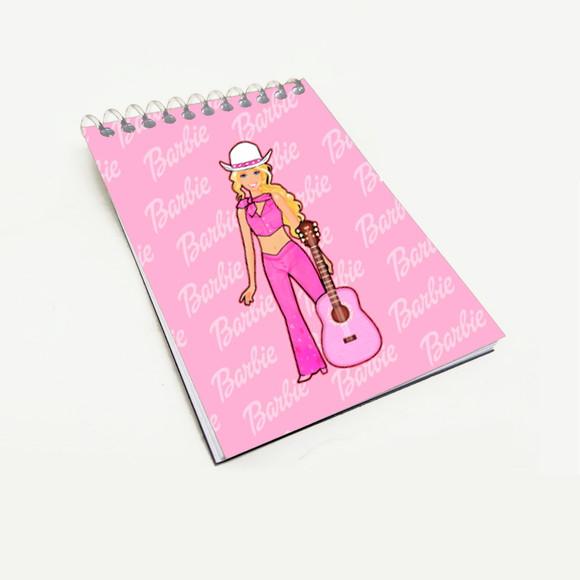 Bloquinho Lembrancinha para Festa Tema Barbie Cowboy