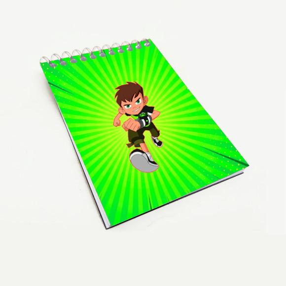 Bloquinho Lembrancinha para Festa Tema Ben 10