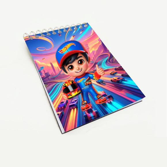 Bloquinho Lembrancinha para Festa Tema Hot Wheels