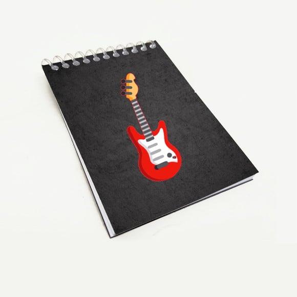 Bloquinho Lembrancinha para Festa Tema Rock