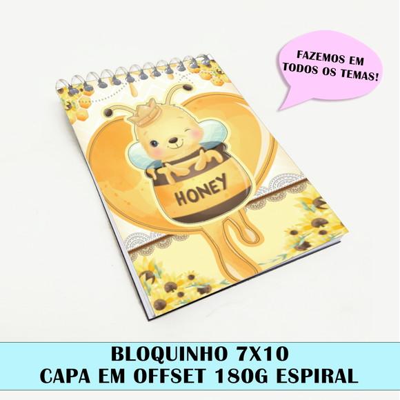 Bloquinho para festa tema abelhinha