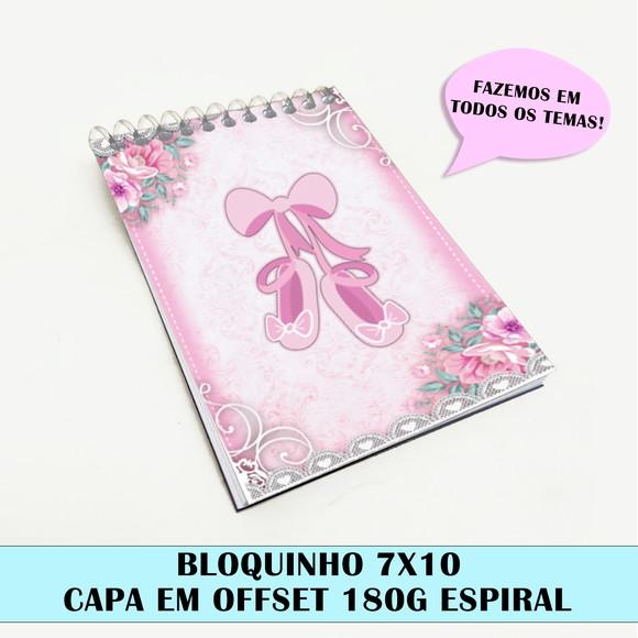Bloquinho Para Festa Tema Bailarina