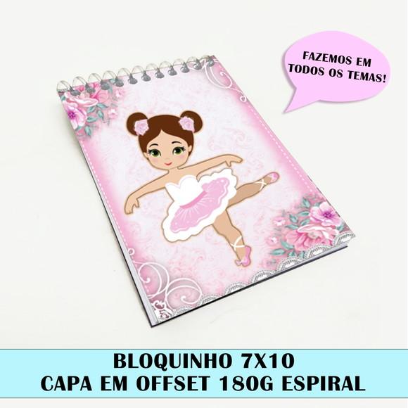 Bloquinho Para Festa Tema Bailarina