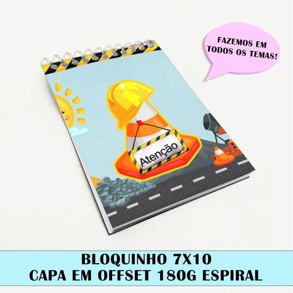 Bloquinho Para Festa Tema Construção