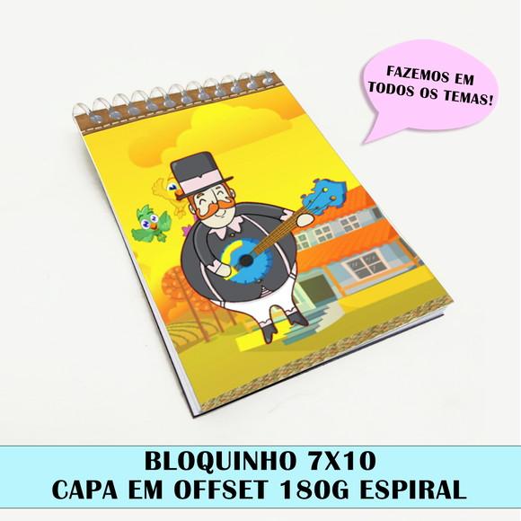 Bloquinho para festa tema fazendinha bita
