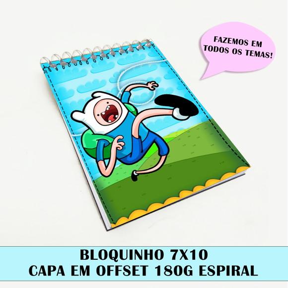 Bloquinho para Festa Tema Hora de Aventura