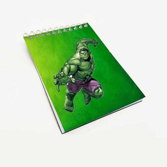 Bloquinho para Festa Tema Hulk