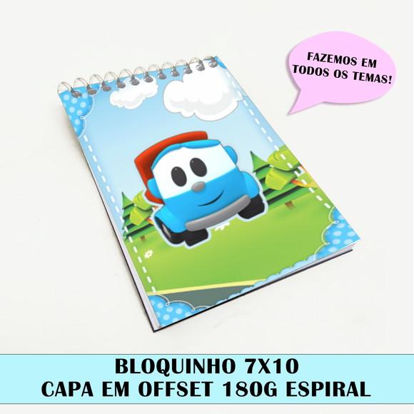 Bloquinho para festa tema léo caminhão