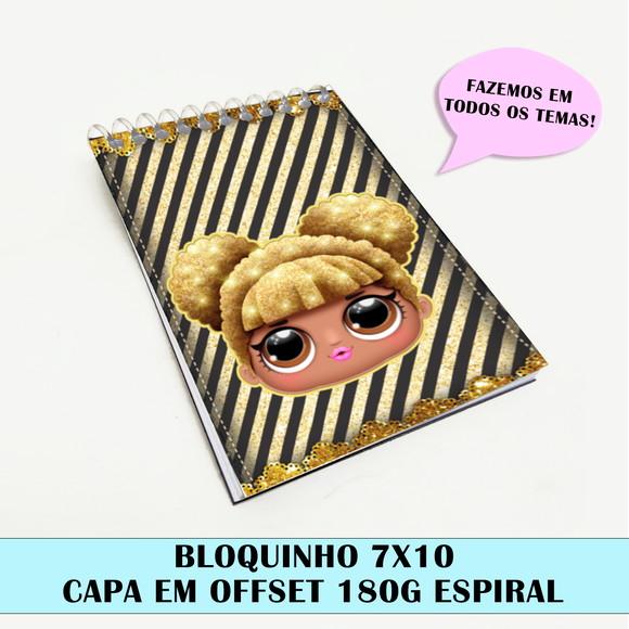 Bloquinho para Festa Tema Lol Queen Bee