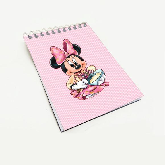 Bloquinho para Festa Tema Minnie Confeiteira