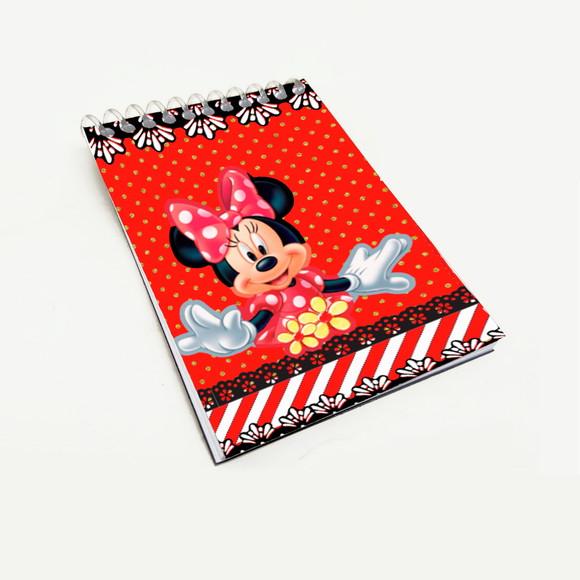 Bloquinho para Festa Tema Minnie Vermelha