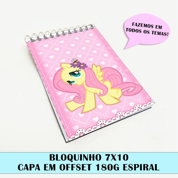 Bloquinho para Festa Tema My Little Pony