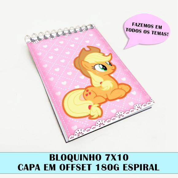 Bloquinho para Festa Tema My Little Pony