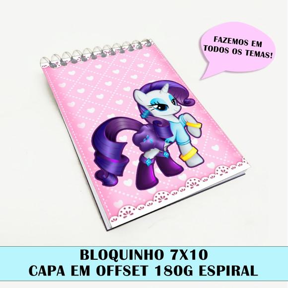 Bloquinho para Festa Tema My Little Pony