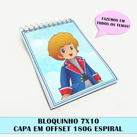 Bloquinho para festa tema pequeno principe