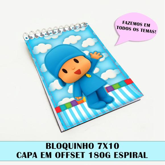 Bloquinho para Festa Tema Pocoyo