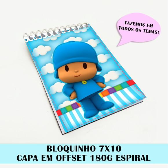 Bloquinho para Festa Tema Pocoyo