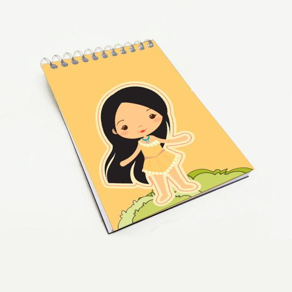 Bloquinho para Festa Tema Pocahontas