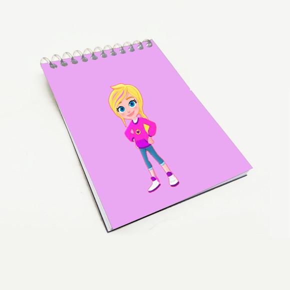 Bloquinho para Festa Tema Polly Pocket